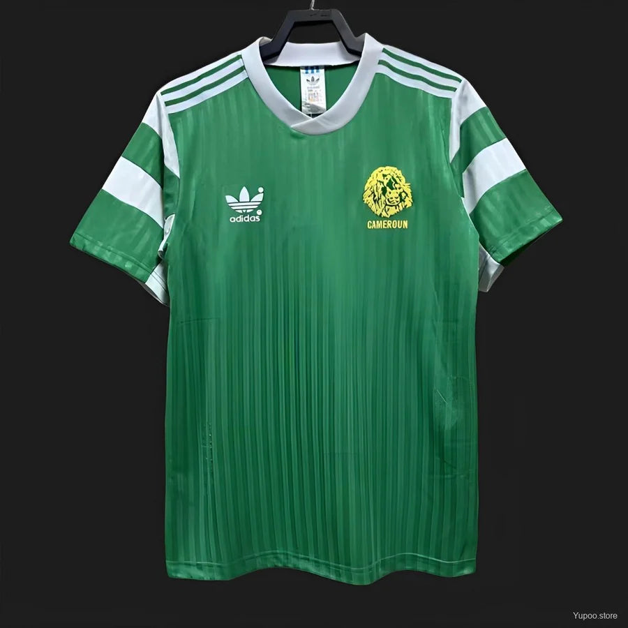 Maillot Cameroun/Cameroon Domicile Vert 1990