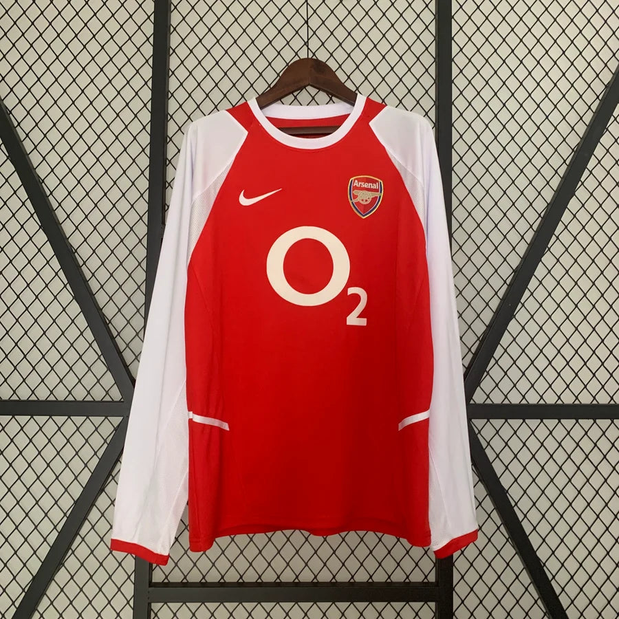 Maillot Arsenal domicile LS 2002/04