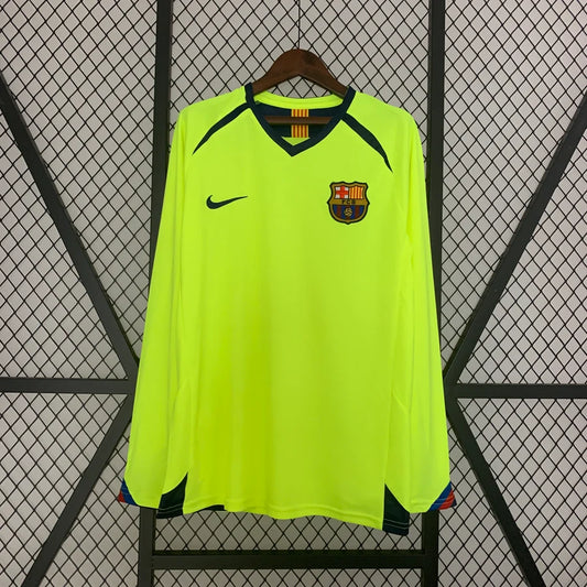 Maillot FC Barcelone/Barcelona extérieur LS 2005/06