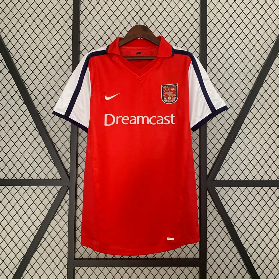 Maillot football Arsenal domicile 2001/02