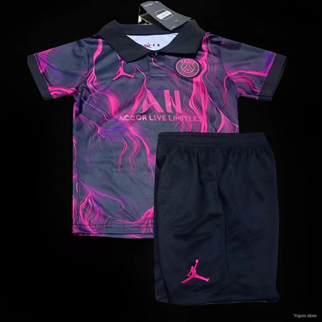 Kit PSG/Paris Spécial Rose/noir 2023/24-Enfant