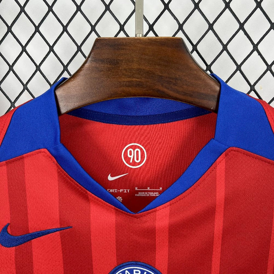 Maillot football PSG Paris third rouge 2025/26