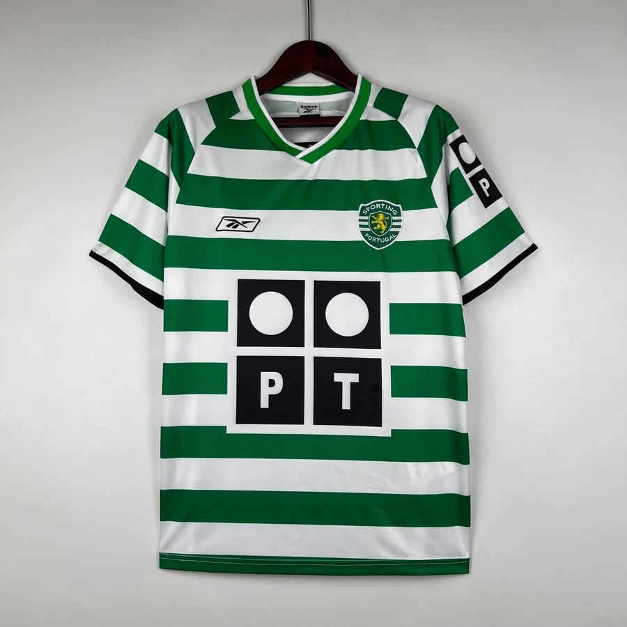 Maillot Sporting Lisbonne/Lisbon domicile 2003/04
