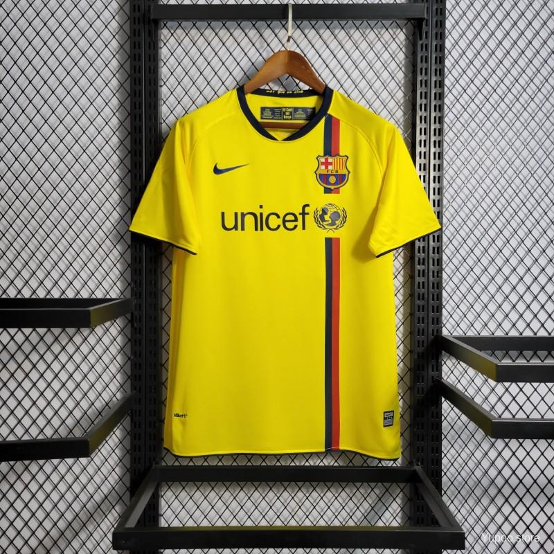 Maillot FC Barcelone Barcelona exterieur 2008/09
