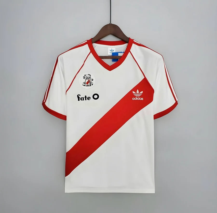 Maillot River Plate domicile 1986