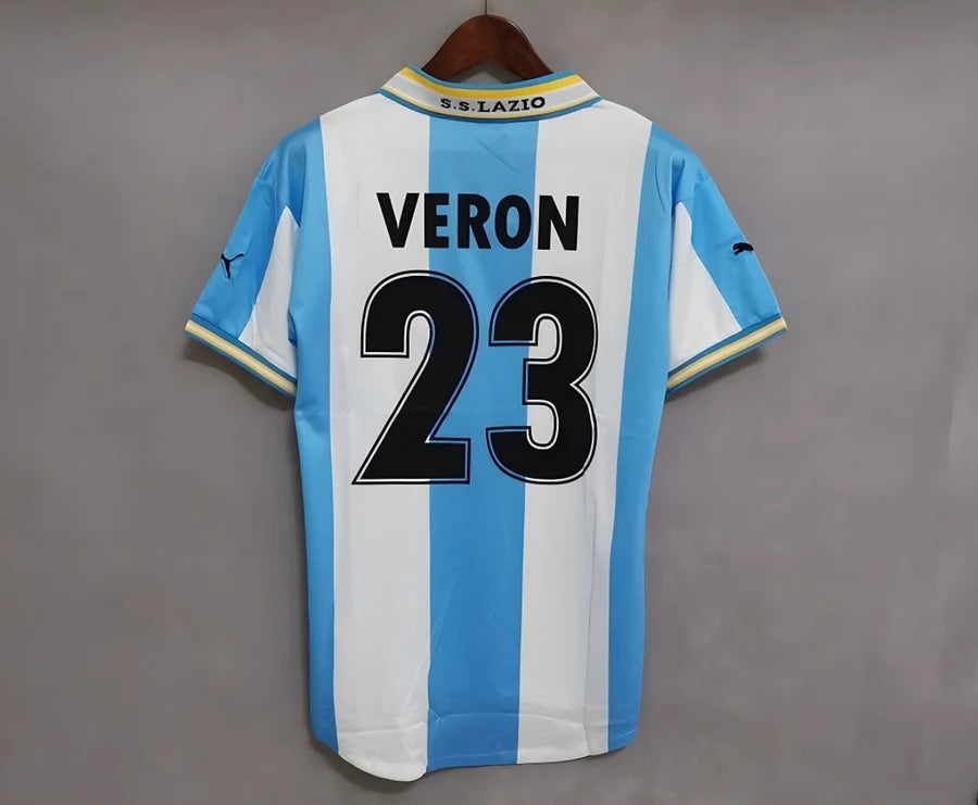 Maillot football Lazio domicile 1999/00 VERON #23