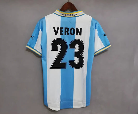 Maillot football Lazio domicile 1999/00 VERON #23