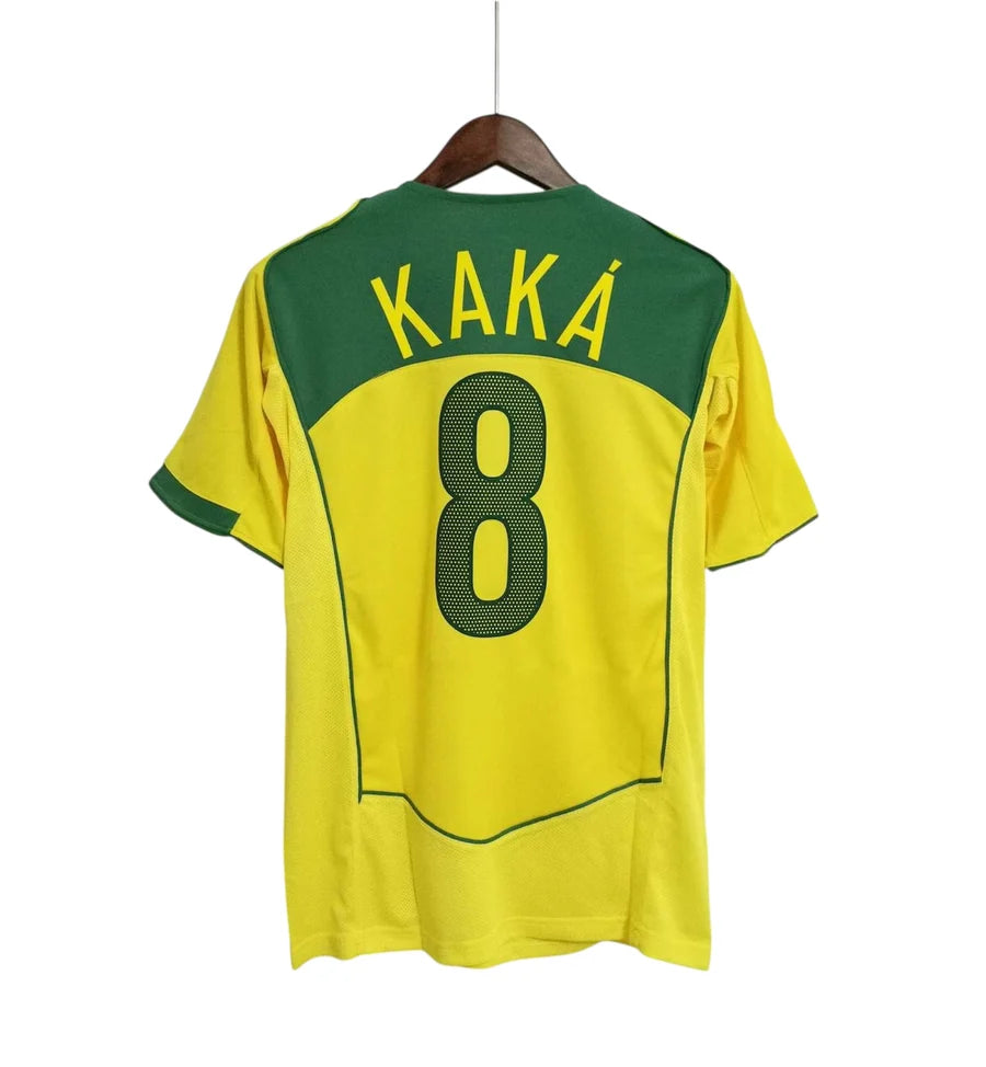 Maillot football Brésil Brazil domicile 2004 KAKÁ #8