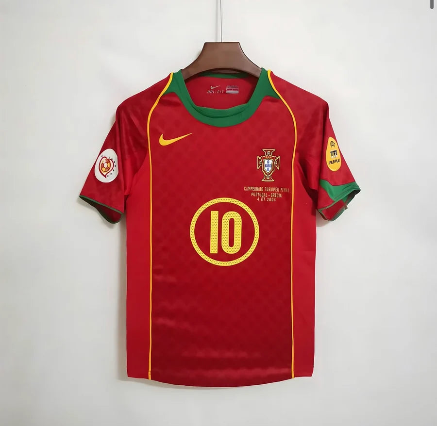 Maillot Portugal RUI COSTA domicile 2004