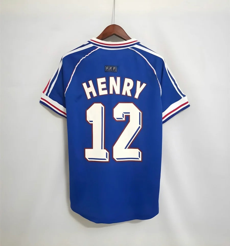 Maillot France domicile HENRY 1998
