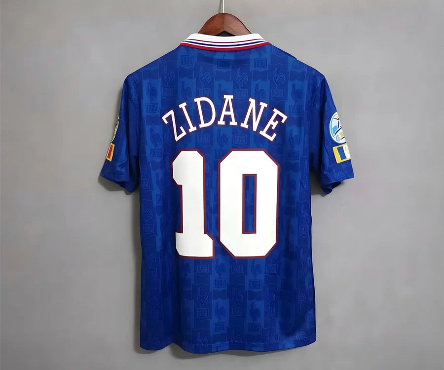 Maillot football France domicile 1996 ZIDANE #10