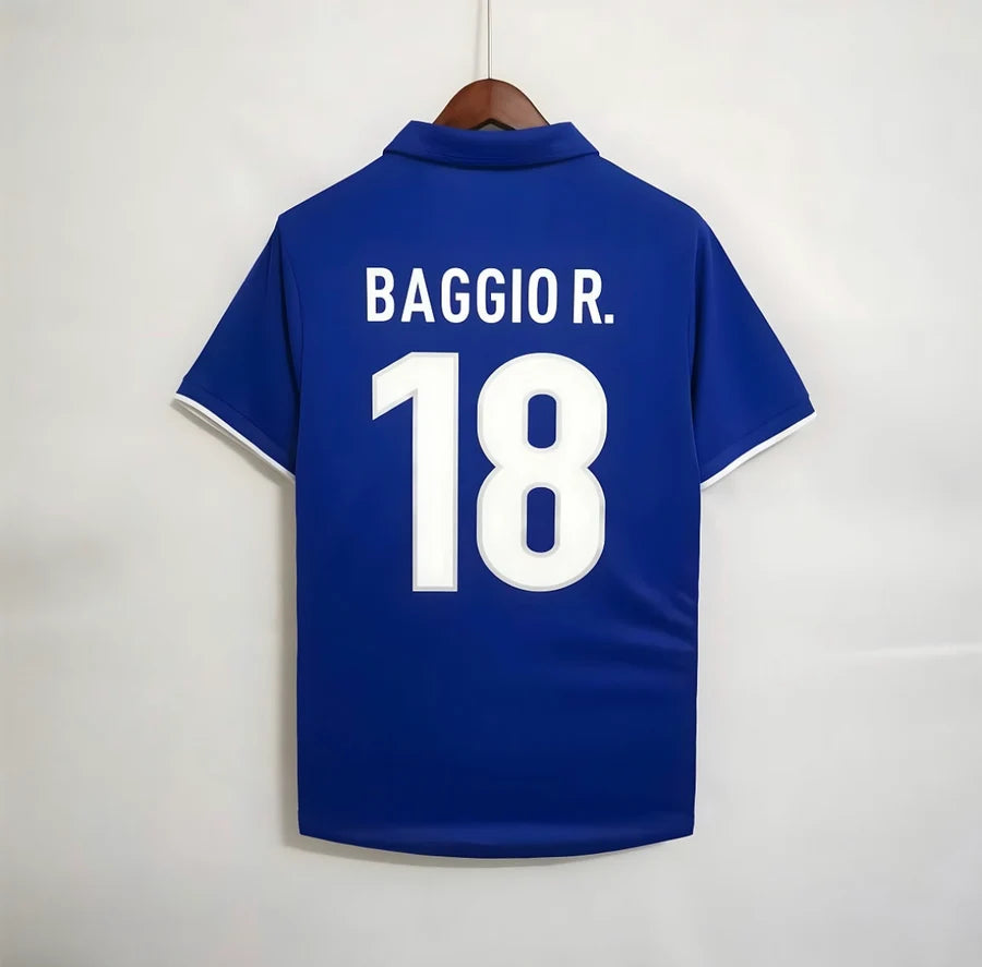 Maillot football Italie/Italia domicile 1998 R. BAGGIO #18