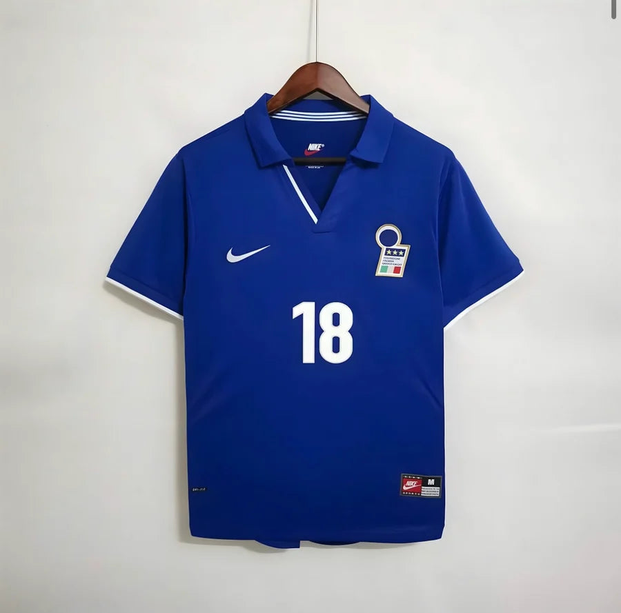Maillot football Italie/Italia domicile 1998 R. BAGGIO #18