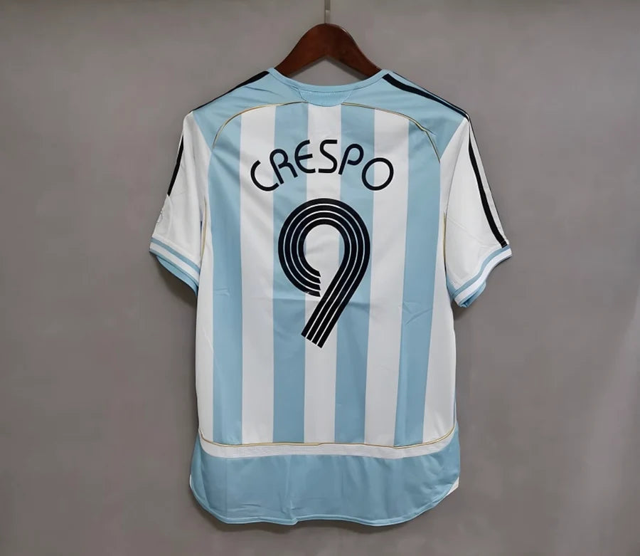 Maillot Argentine/Argentina domicile 2006 CRESPO #9