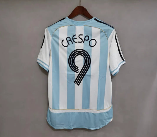 Maillot Argentine/Argentina domicile 2006 CRESPO #9