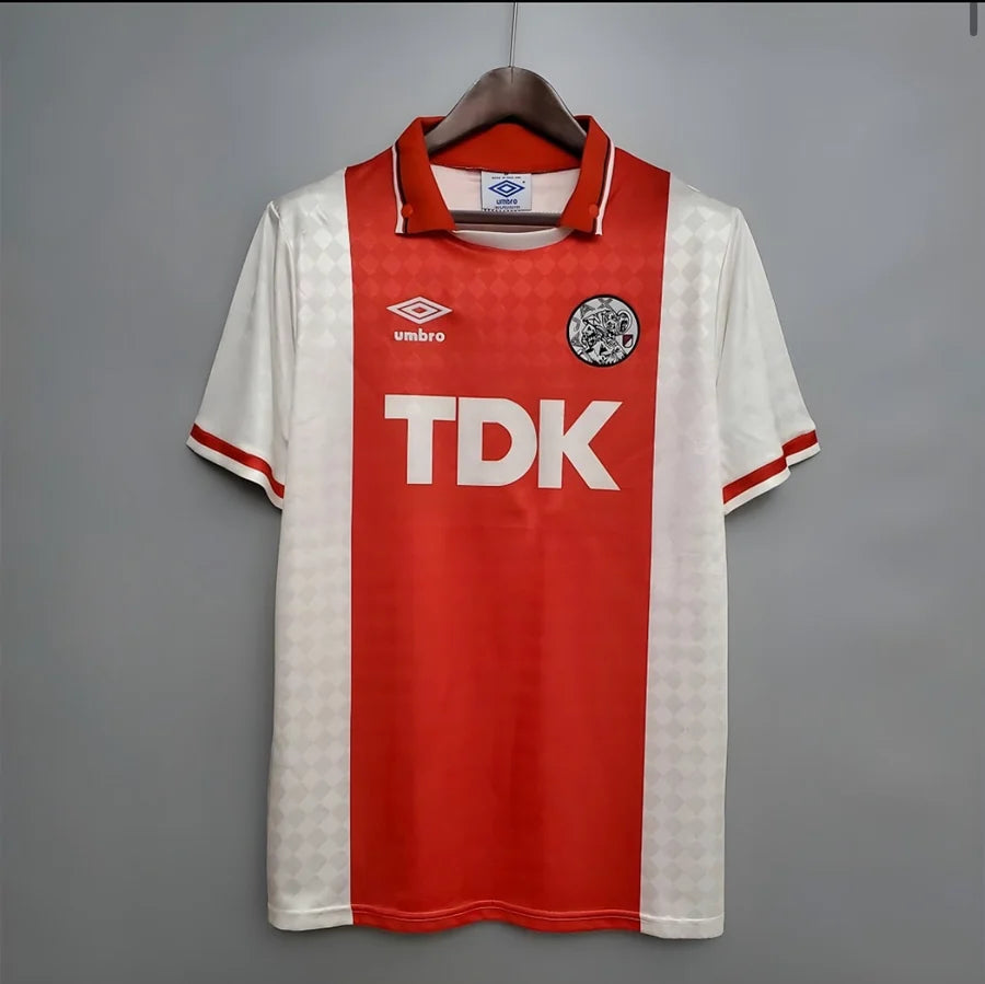 Maillot Ajax Amsterdam domicile BERGKAMP 1989/90