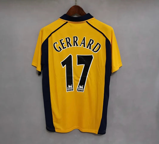 Maillot Liverpool exterieur 2001/02 GERRARD #17