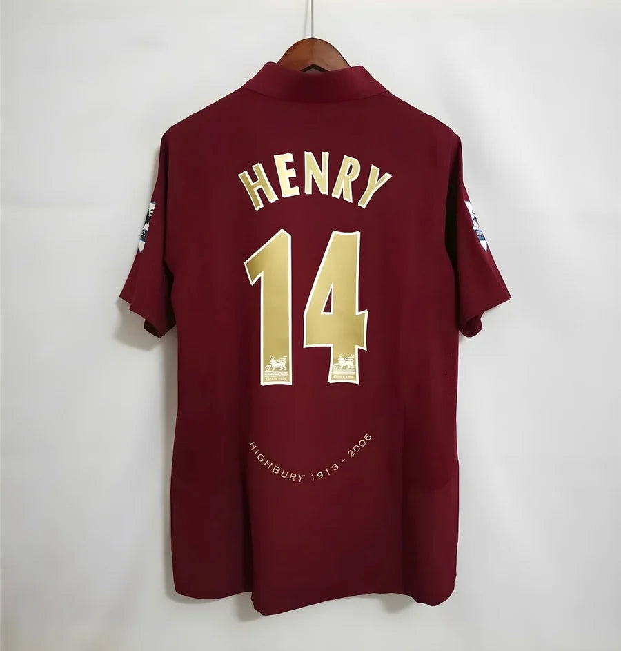 Maillot Arsenal domicile HENRY 2005/06