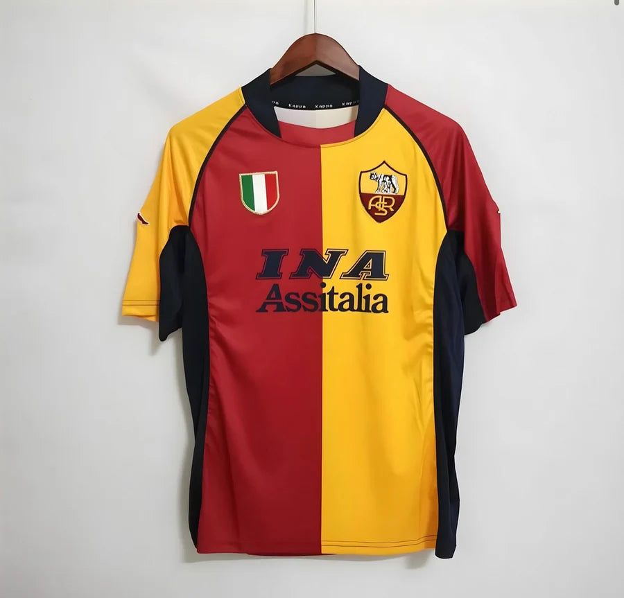 Maillot AS Roma domicile 2001/02 TOTTI #10