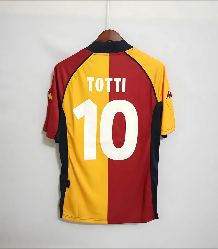 Maillot AS Roma domicile 2001/02 TOTTI #10