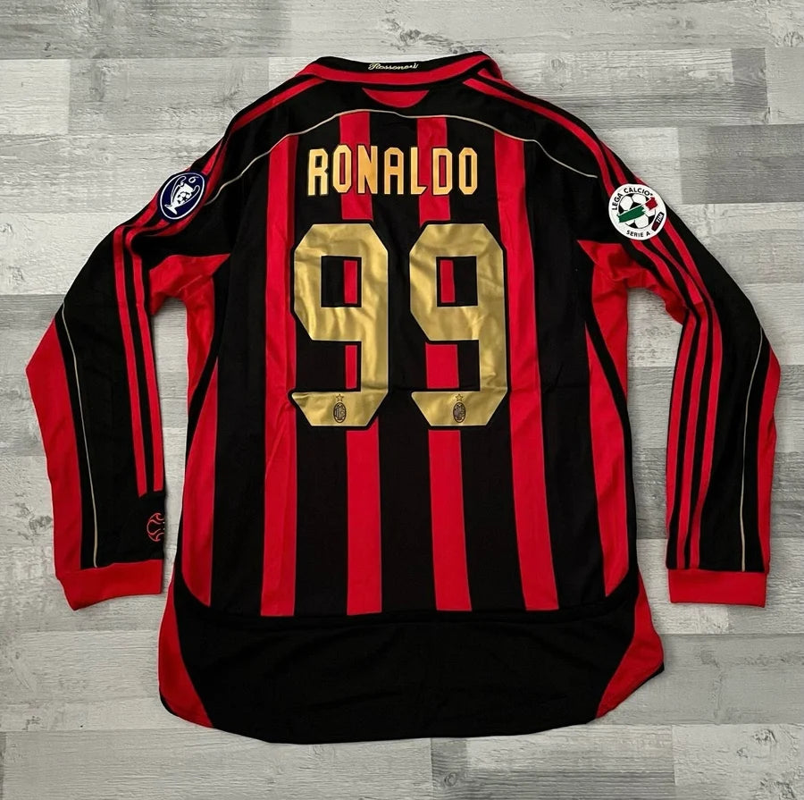 Maillot Milan AC RONALDO domicile LS 2006/07