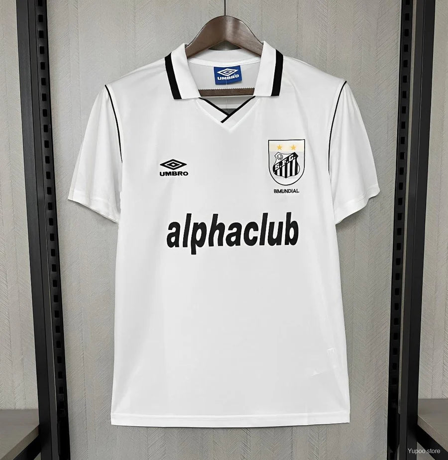 Maillot football Santos domicile 2001/02
