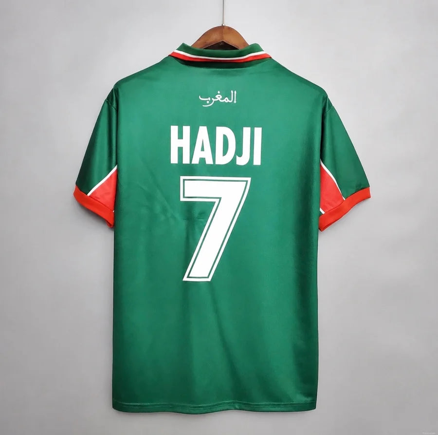 Maillot Maroc Morocco third 1998 HADJI #7