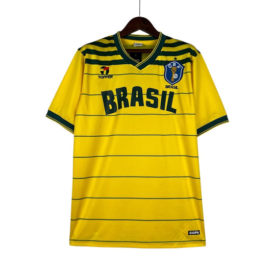Maillot football Brésil Brazil domicile Retro 1984