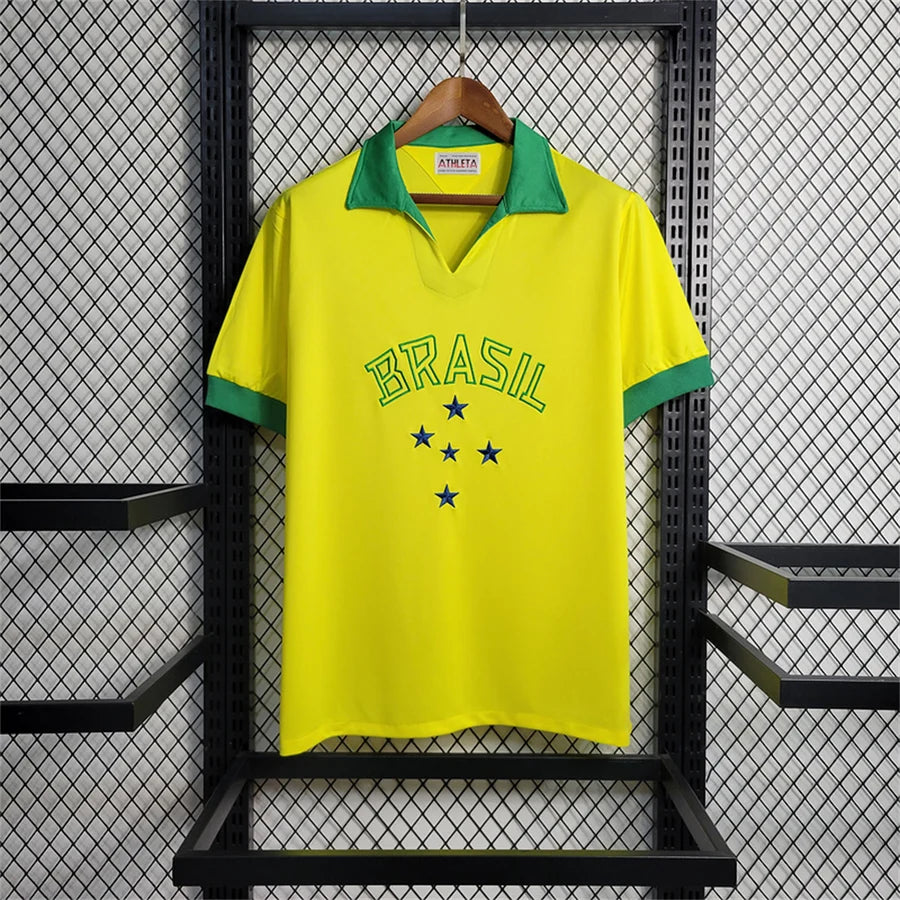 Maillot football Brésil Brazil domicile Retro 1954