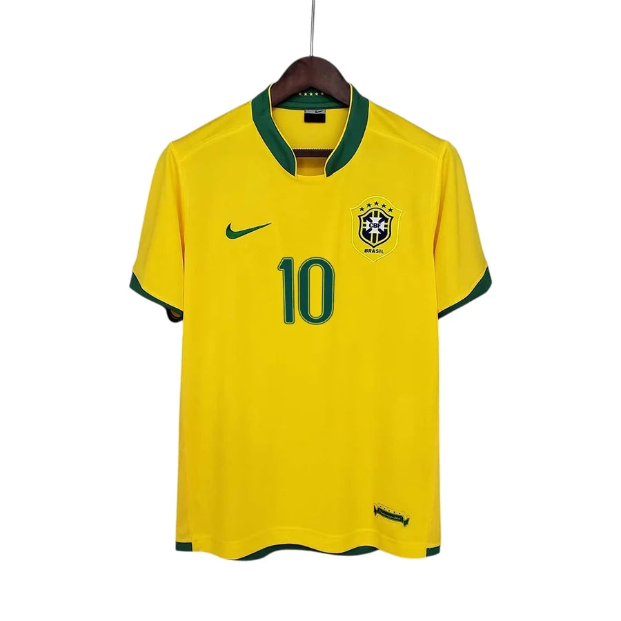 Maillot Bresil Brazil domicile Rétro 2006 RONALDINHO #10
