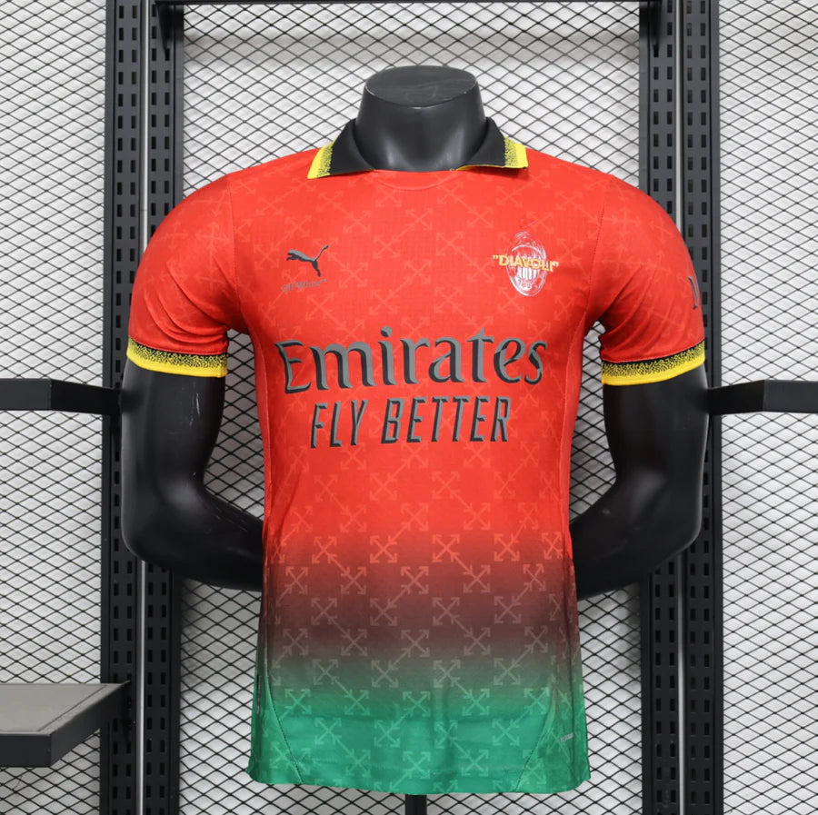 AC Milan Home Football Shirt Player Version 2025/26