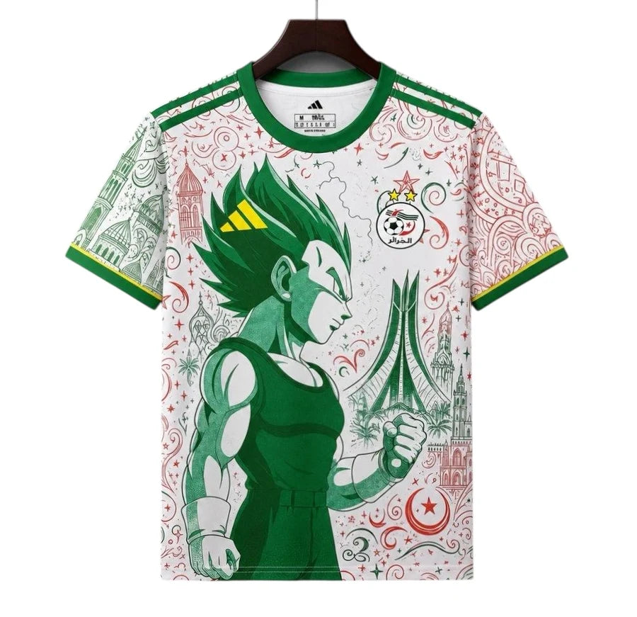 Maillot football Algérie Dragon Ball Végéta الجزائر 2026/27