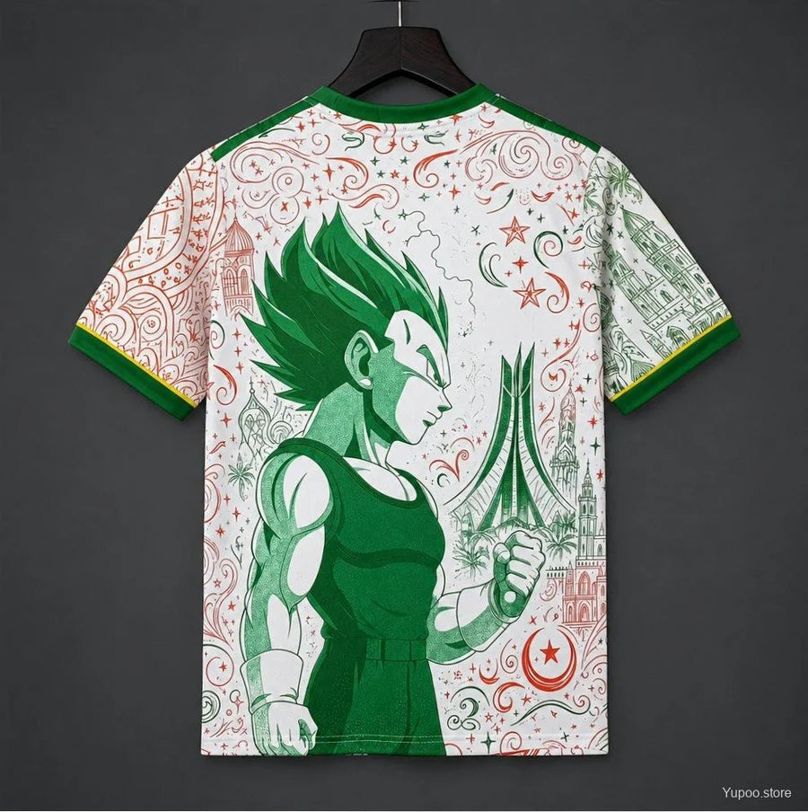 Maillot football Algérie Dragon Ball Végéta الجزائر 2026/27