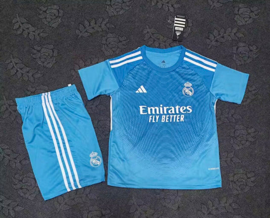 Kit ensemble football Real Madrid Gardien Goalkeeper 2025/26-ENFANT