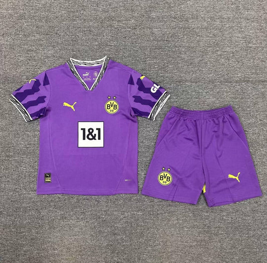 Kit ensemble football Borussia Dortmund violet 2025/26