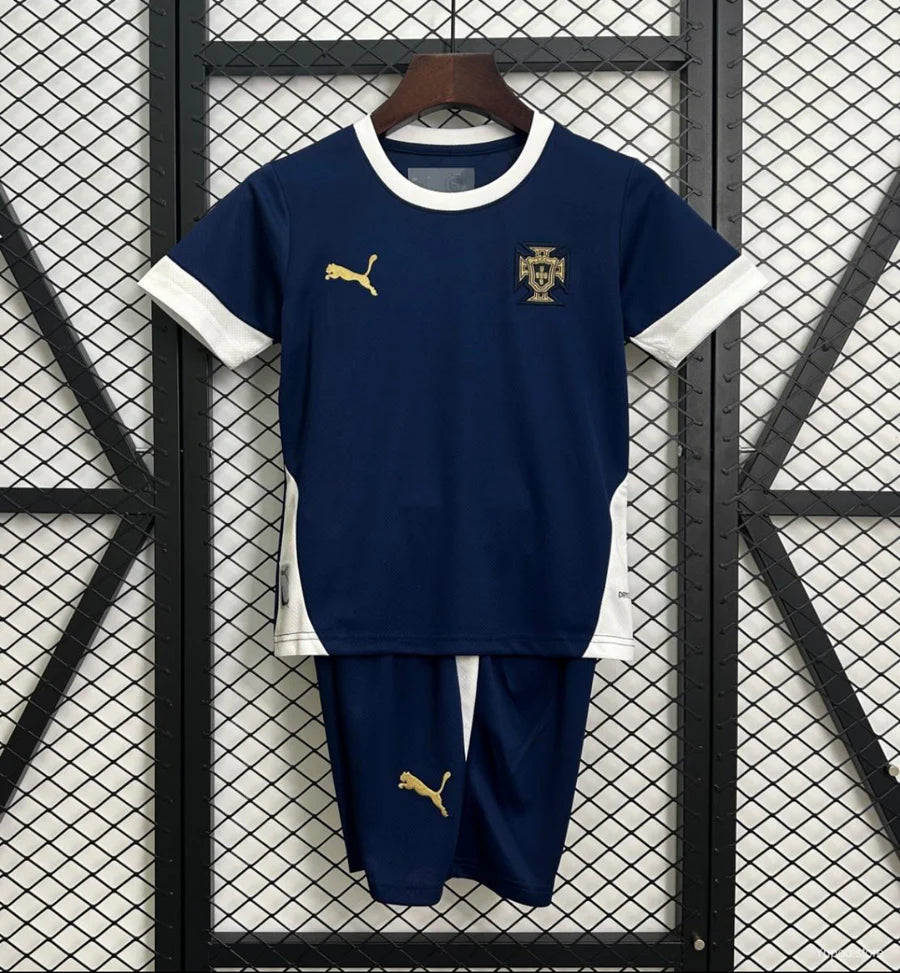 Kit ensemble football Portugal entraînement bleu adulte/enfant 2025/26-ENFANT