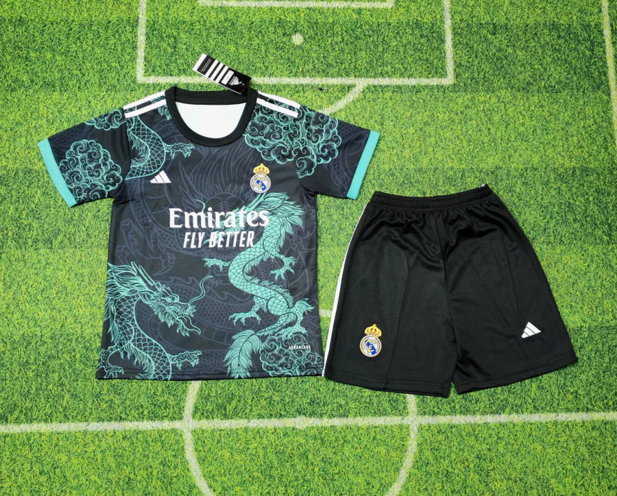 Kit ensemble football Real Madrid Spécial Dragon 2025/26-ENFANT