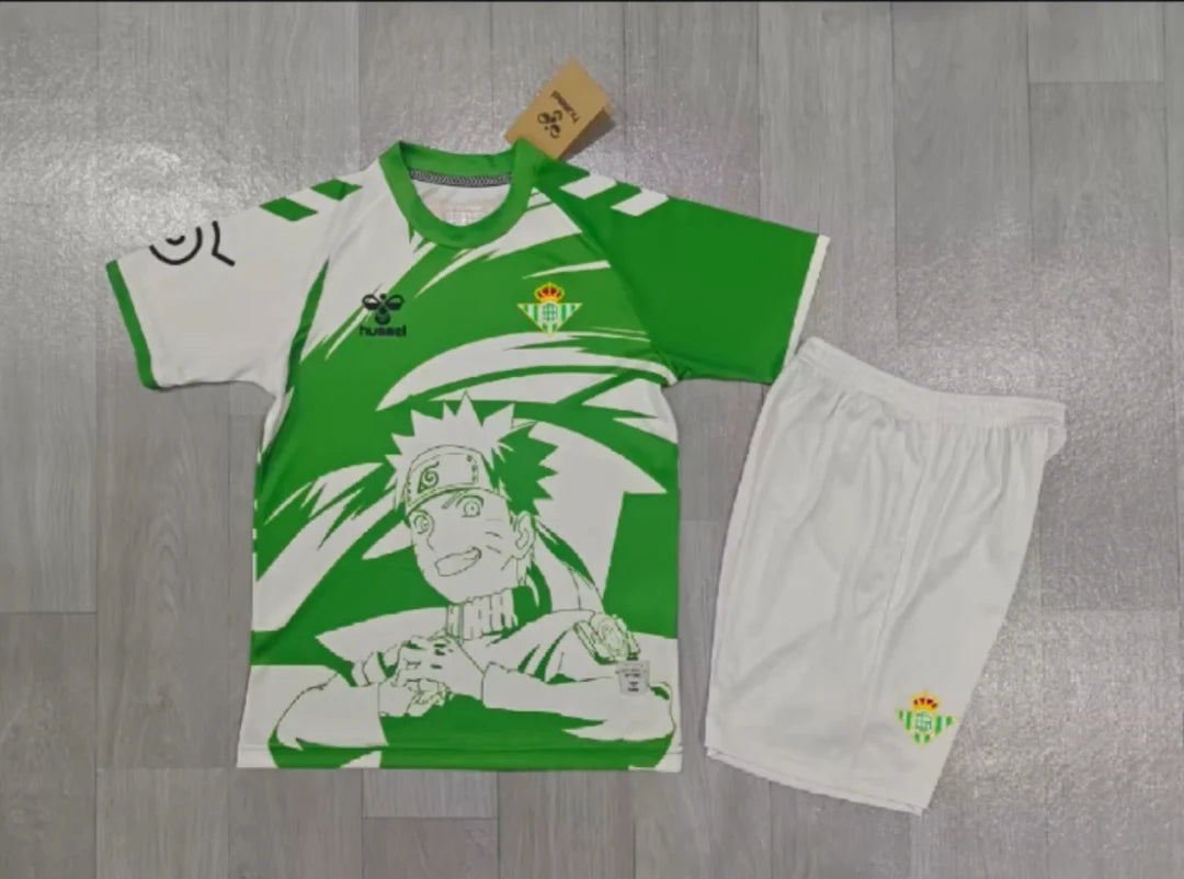 Kit football Real Betis Séville Naruto Manga 2025/26