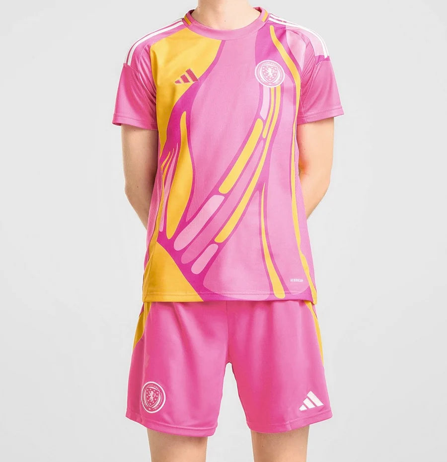 Kit ensemble football Écosse Scotland rose 2025/26