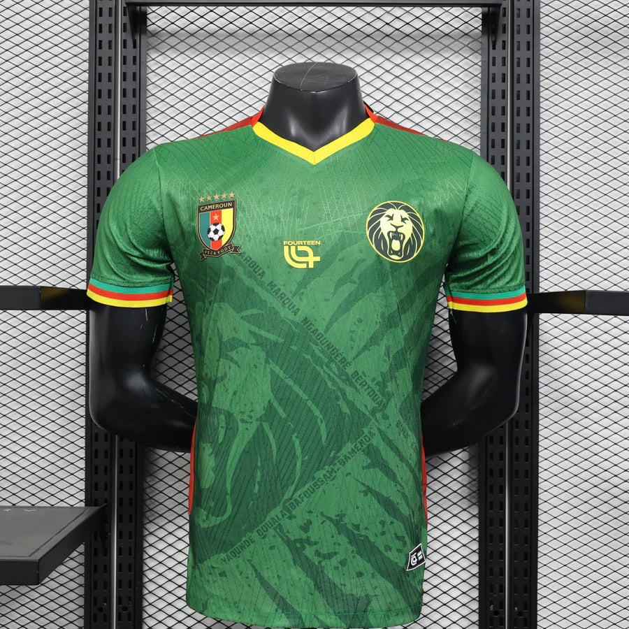 Maillot Cameroun/Cameroon domicile/vert * Player Version * CAN/CAF 2025/26