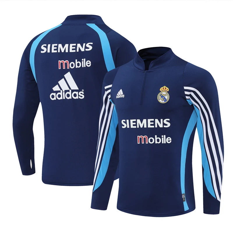 Sweat Haut de survêtement Real Madrid – Édition Rétro 2003/04
