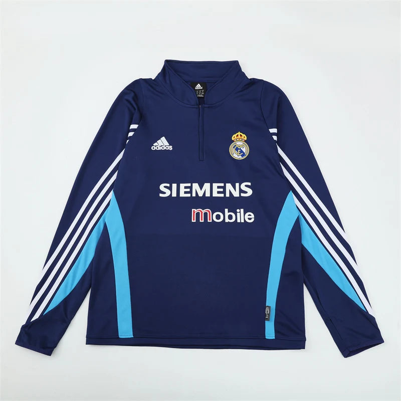 Sweat Haut de survêtement Real Madrid – Édition Rétro 2003/04