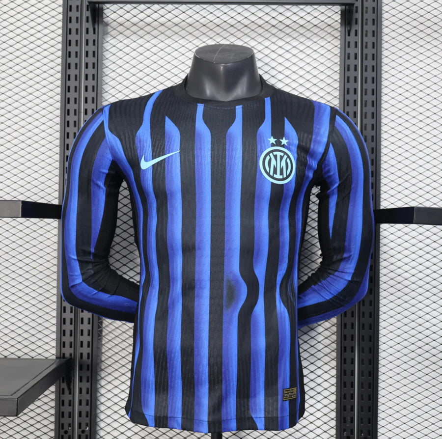 Maillot football Inter Milan domicile Player Version manches longues 2025/26