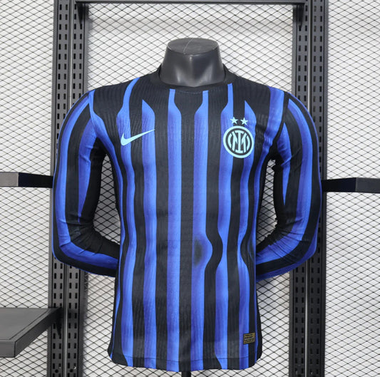 Maillot football Inter Milan domicile Player Version manches longues 2025/26