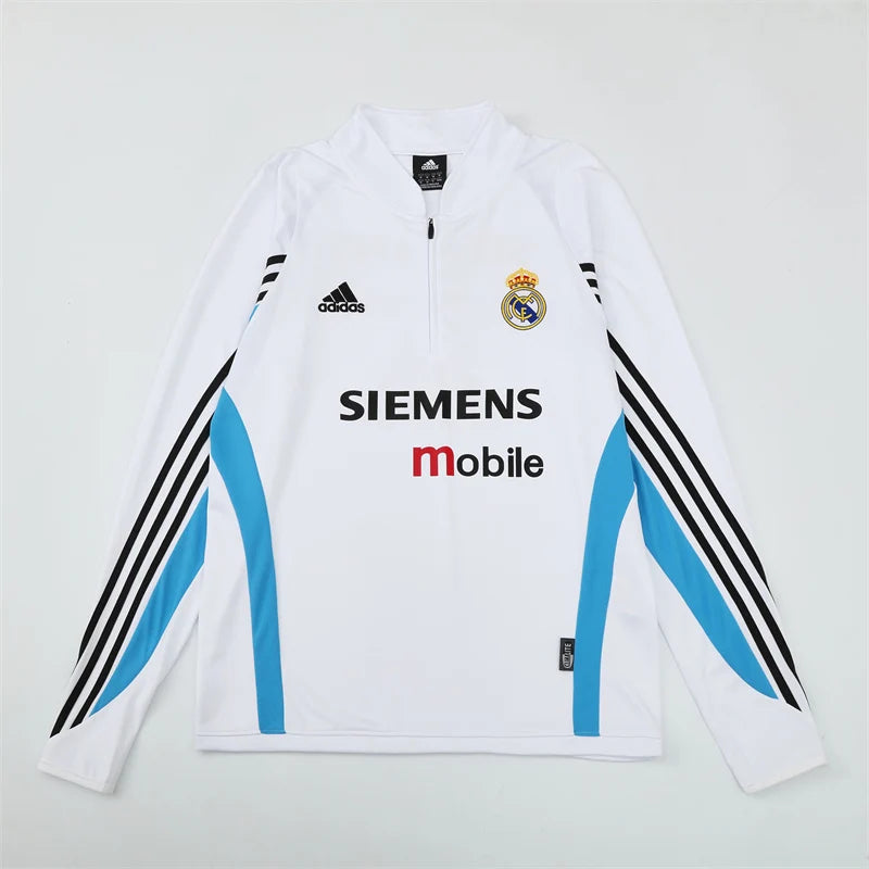 Sweat Haut de survêtement Real Madrid – Édition Rétro 2003/04