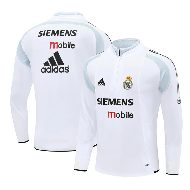 Sweat Haut de survêtement Real Madrid – Édition Rétro 2004/05