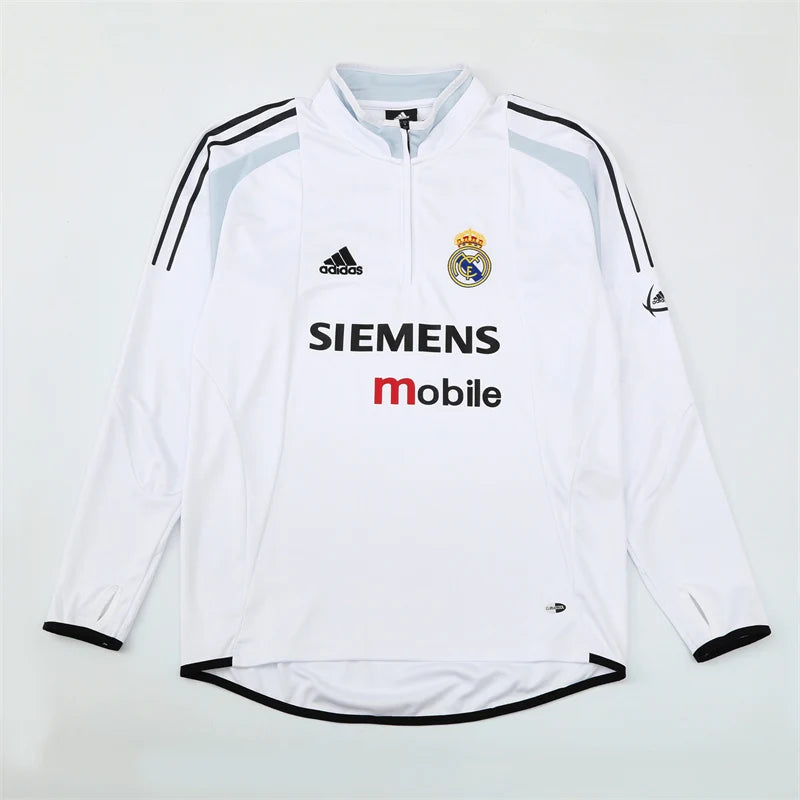 Sweat Haut de survêtement Real Madrid – Édition Rétro 2004/05