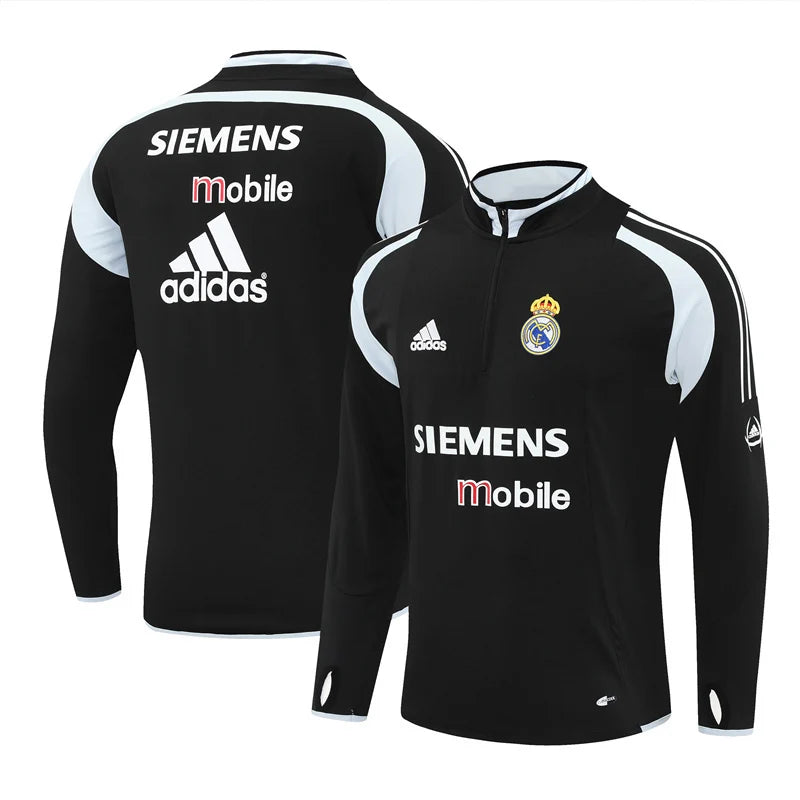 Sweat Haut de survêtement Real Madrid – Édition Rétro 2004/05