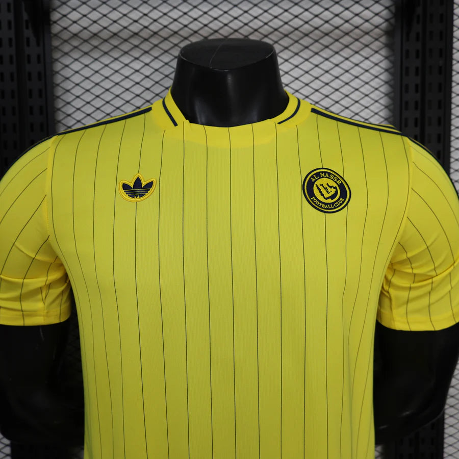 Al Nassr Retro Player Football Shirt Version 2025/26
