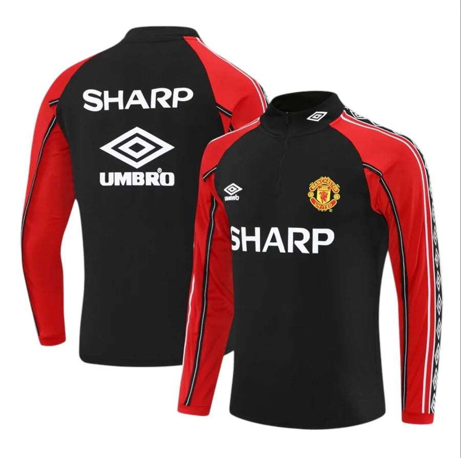 Sweat Haut de survêtement Manchester United – Édition Rétro 1998/99